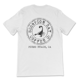 BACK IN STOCK SOON! Scorpion Bay Coffee Co. Unisex T-Shirt - White