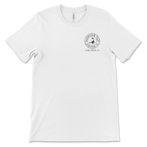BACK IN STOCK SOON! Scorpion Bay Coffee Co. Unisex T-Shirt - White